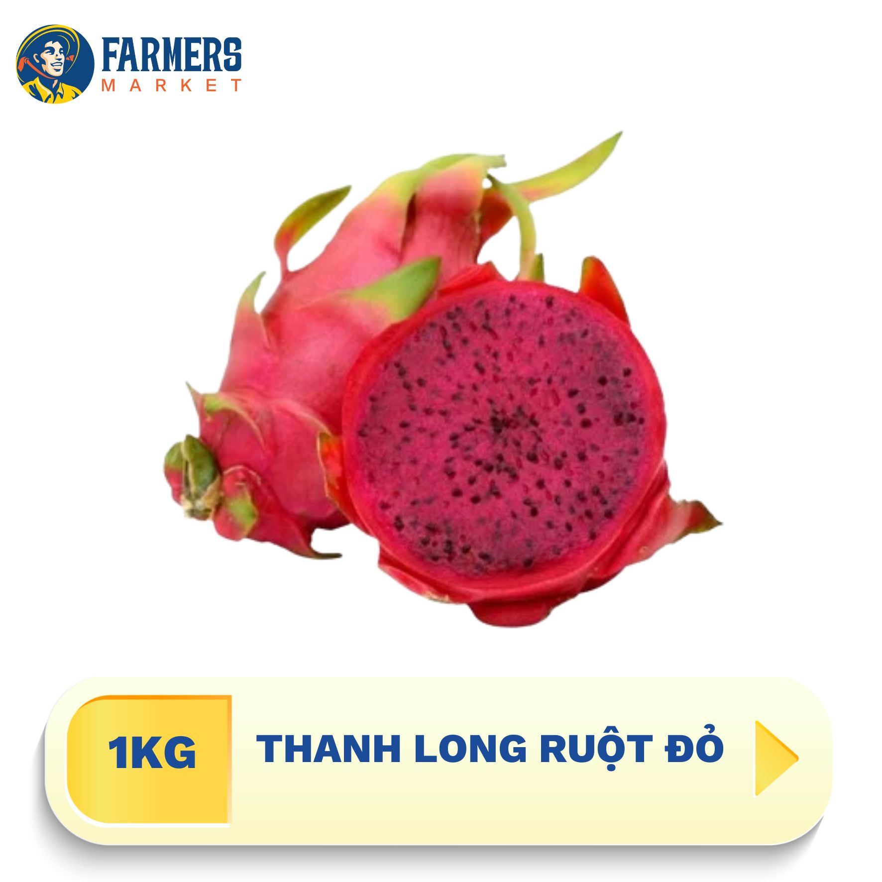 Thanh long ruột đỏ ) - Có ruột đỏ, ngọt, giàu dinh dưỡng hơn thanh long trắng.