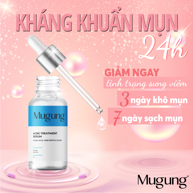 [HCM]Serum Mugung giảm mụnxóa mụn cấp tốc Thổi bay mụn ẩn sần sùi Mụn thâm cứng đầu chỉ với 10 phút mỗi ngày