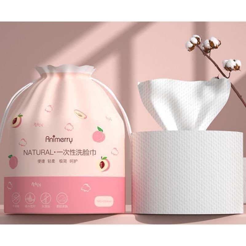 Combo 2 khăn mặt lau khô dùng một lần animerry