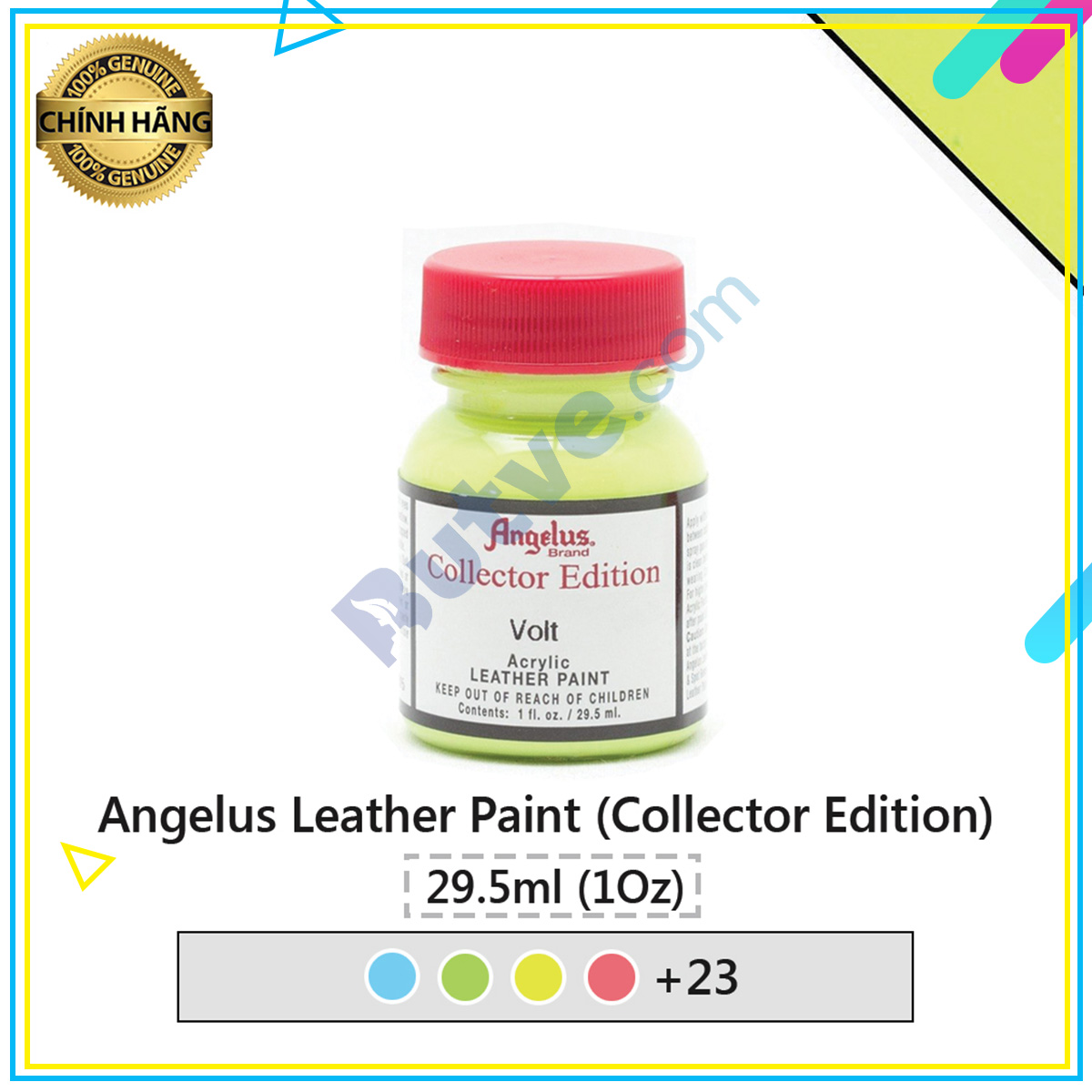 Màu acrylic đặc biệt vẽ lên da vải Angelus Leather Paint – 29.5ml