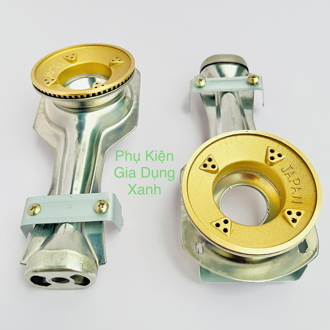 Điếu bếp gas Họng bếp ga Sen đồng chia lửa +Pas Vít gắn - Kt 19,5cm- Linh kiện bếp ga đôi, đơn phổ thông
