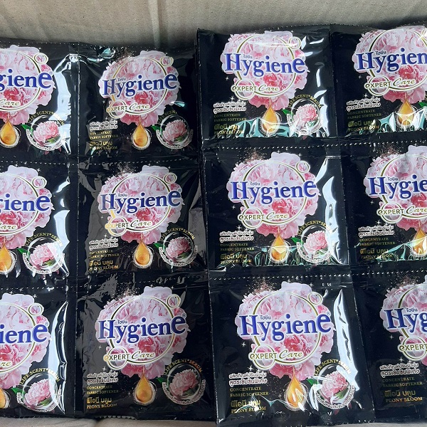 1 gói nước xả vải hygiene 20ml thái lan đậm đặc siêu thơm