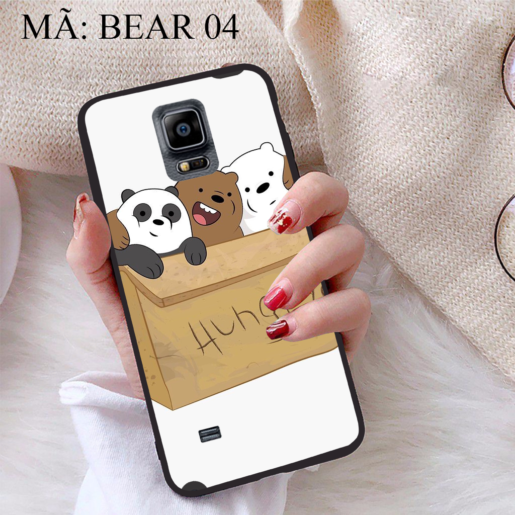 Ốp lưng iCase dành cho Samsung Galaxy Note 4 viền dẻo TPU BST Chúng ta là Gấu