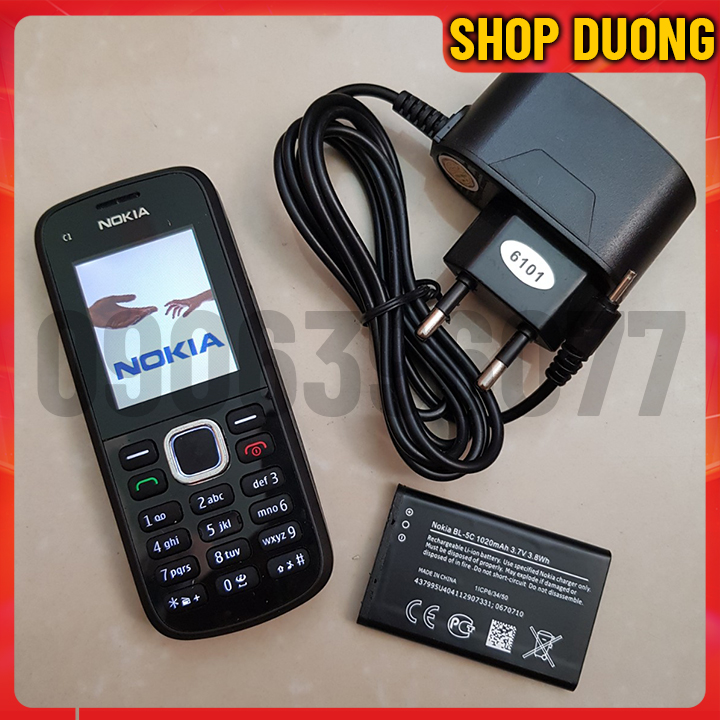 Điện Thoại NOKIA C1-02 Bản 1 Sim kèm pin sạc - Shop Dương