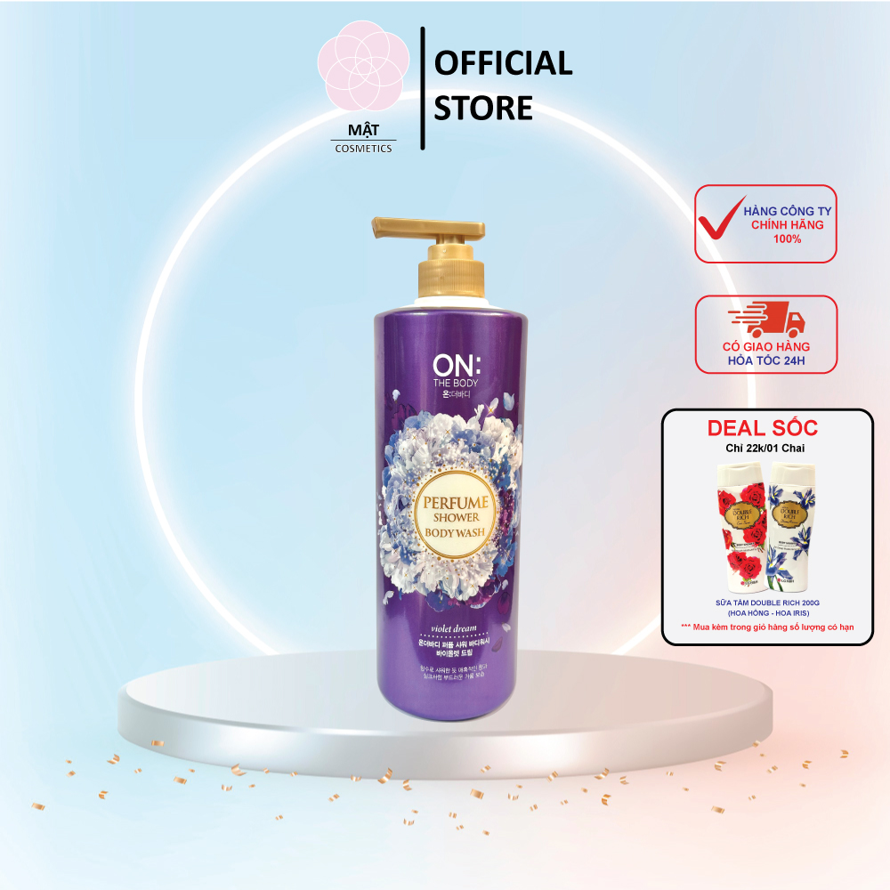 Sữa Tắm nước hoa On The Body Perfume Violet Dream 1000g
