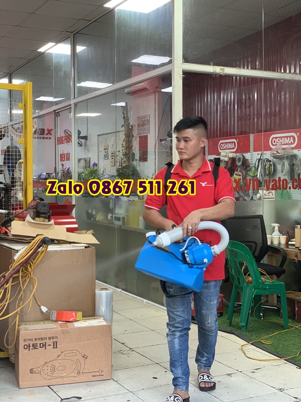 Máy phun thuốc chạy pin Turbo dạng sương