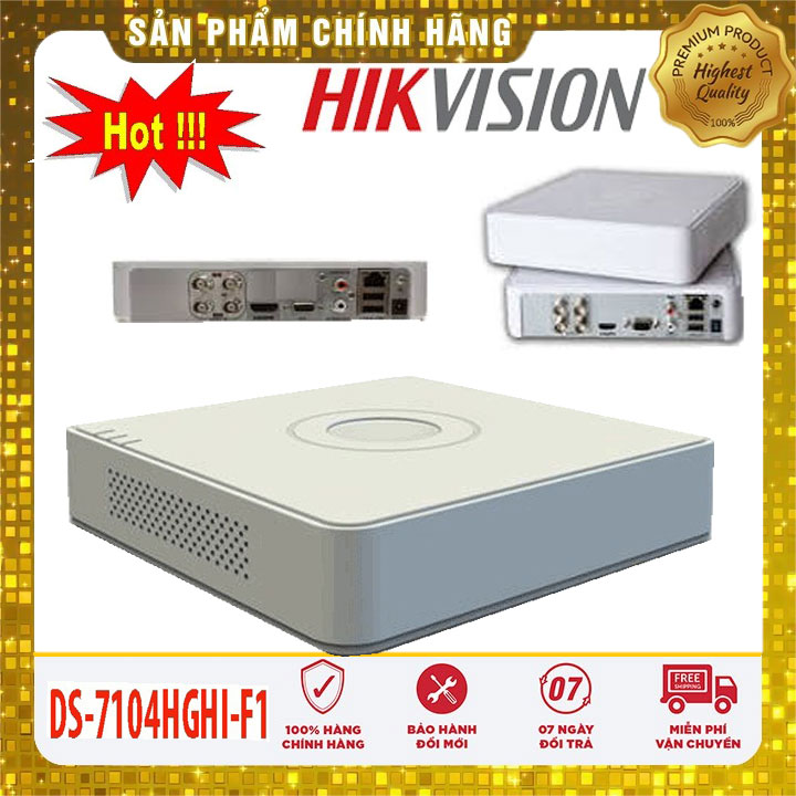 Đầu ghi hình camera 4 kênh chuẩn hd hikvision ds-7104hghi-f1
