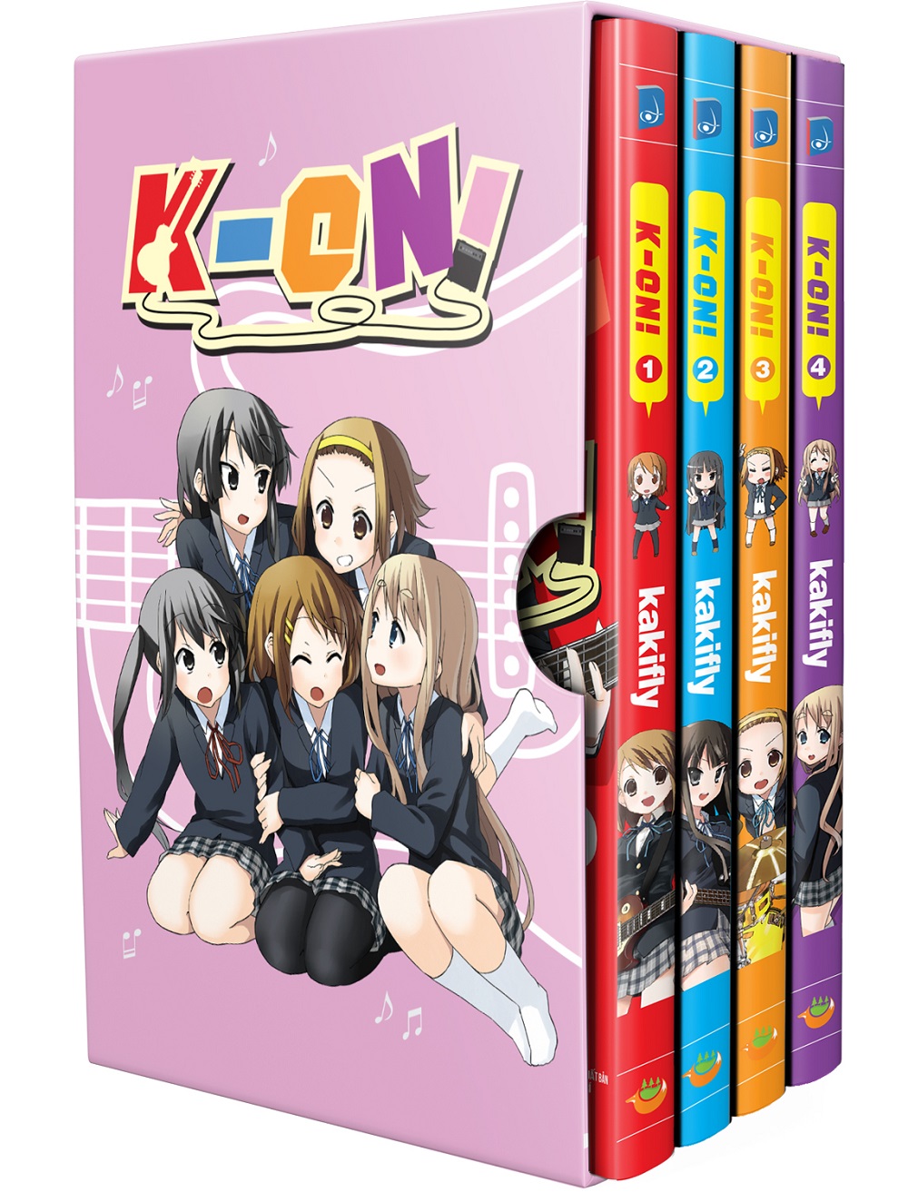 K-on boxset - tặng kèm 7 card pvc nhân vật + standee k-on