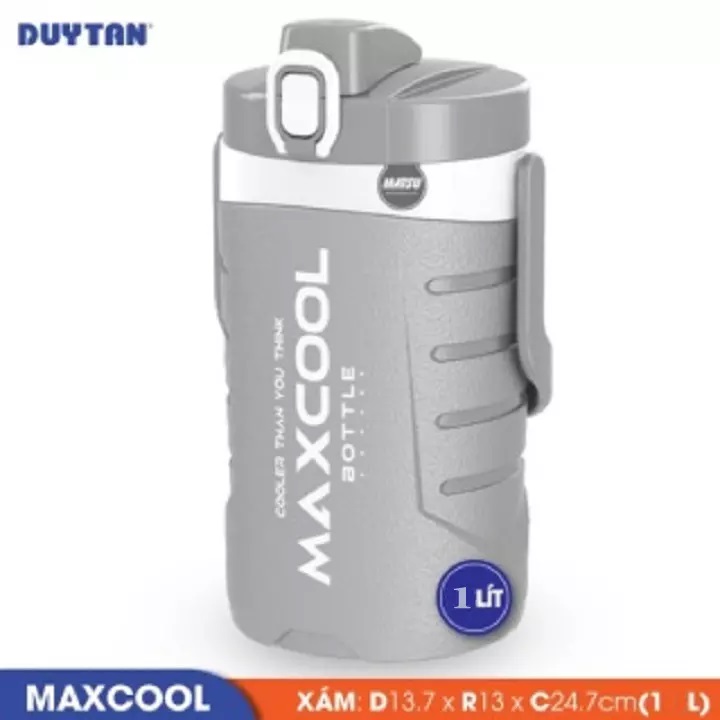 [HCM] Bình đựng nước MaxCool 1 Lít có vòi tiện dụng. Bình đựng đá. Bình giữ nhiệt 1 L