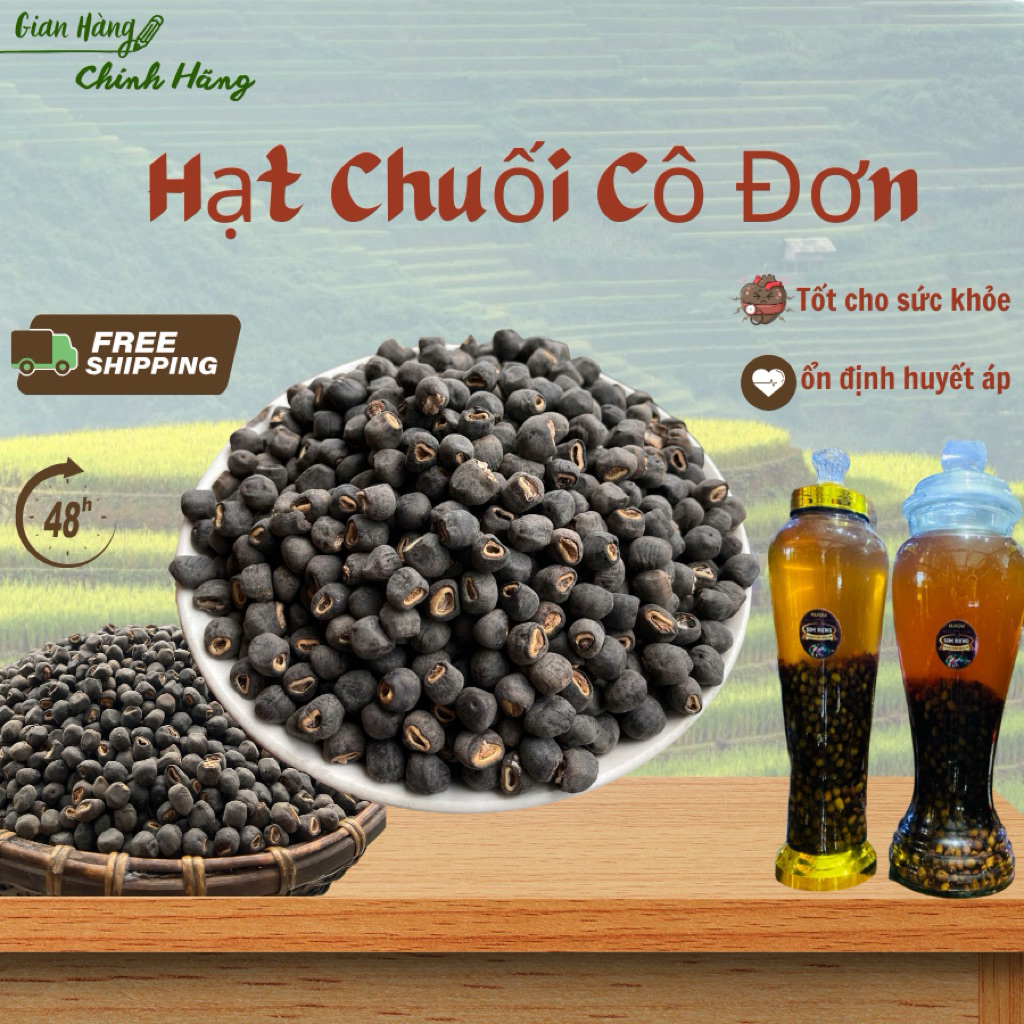 Hạt chuối cô đơn Ngâm Tửu - Tốt cho sức khỏe - Ổn định huyết áp - Miễn phí vận chuyển - 48 giờ giao hàng