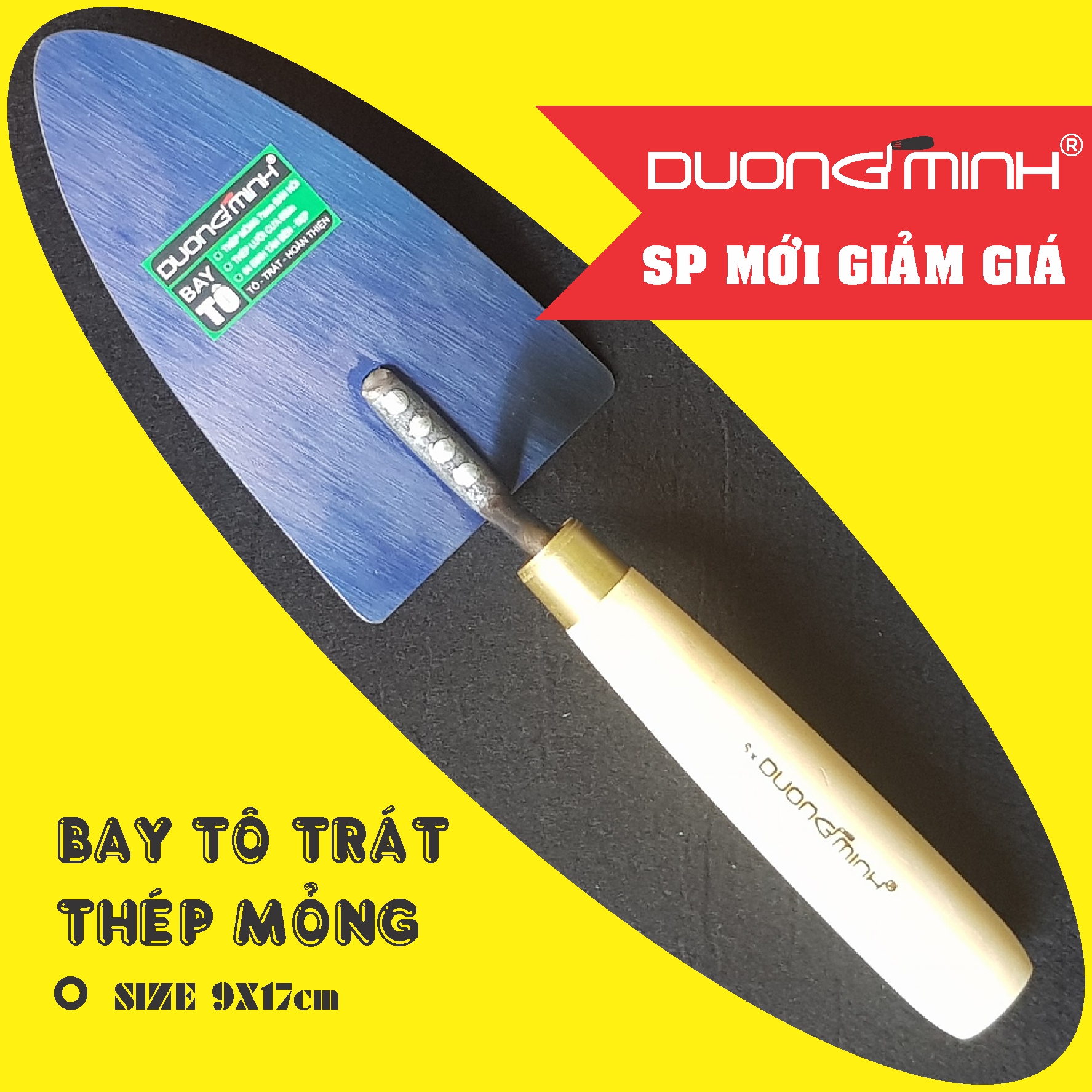 Bay tô trát Dương Minh Bay xây dựng thợ hồ thép xanh mỏng Dụng cụ xây dựng cao cấp Dụng cụ làm vườn