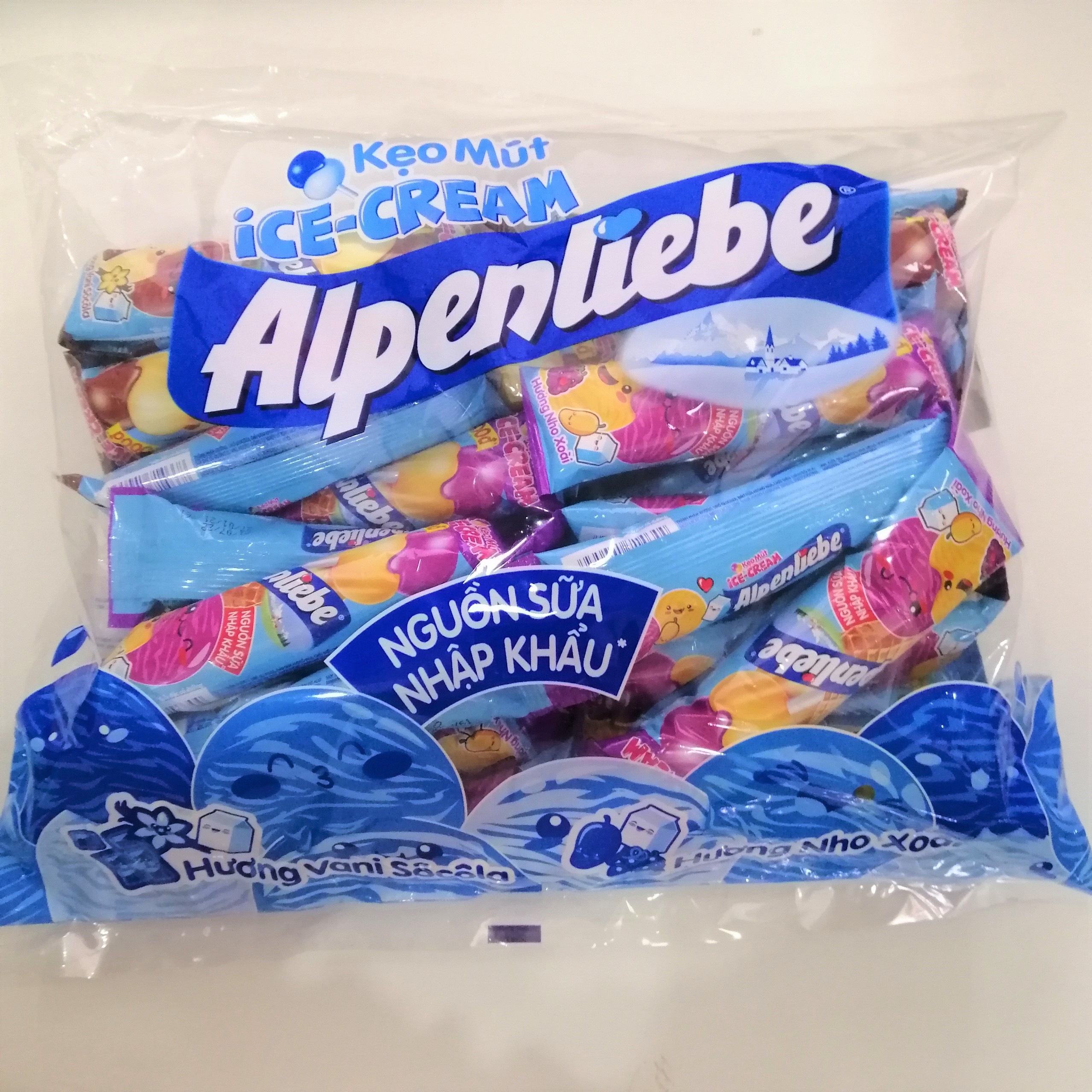 Kẹo Mút Ice Cream Alpenliebe Hương Hỗn Hợp