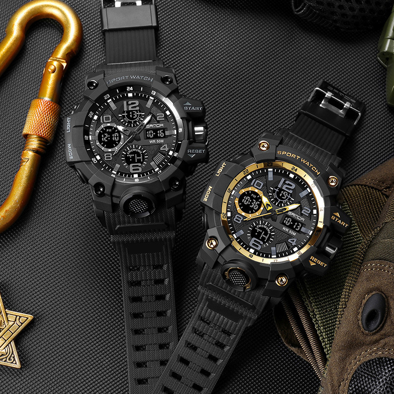Đồng hồ smartwatch đồng hồ nam điện tử sport Màn hình hiển thị thời gian, lịch,Đồng hồ casual