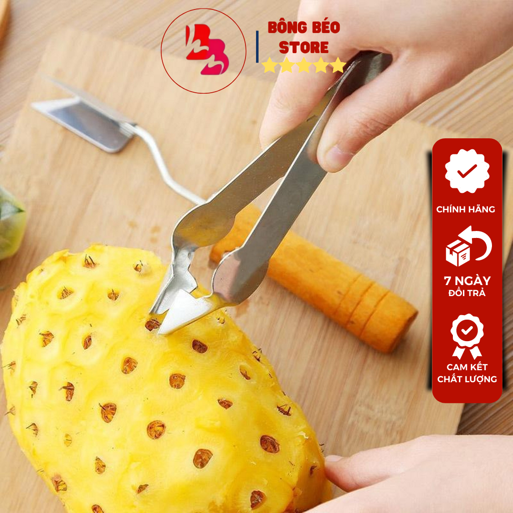 Dụng Cụ Gắp Mắt Khóm (Dứa) Siêu Nhanh Bằng Inox  - NHÍP GẮP THƠM , KHÓM