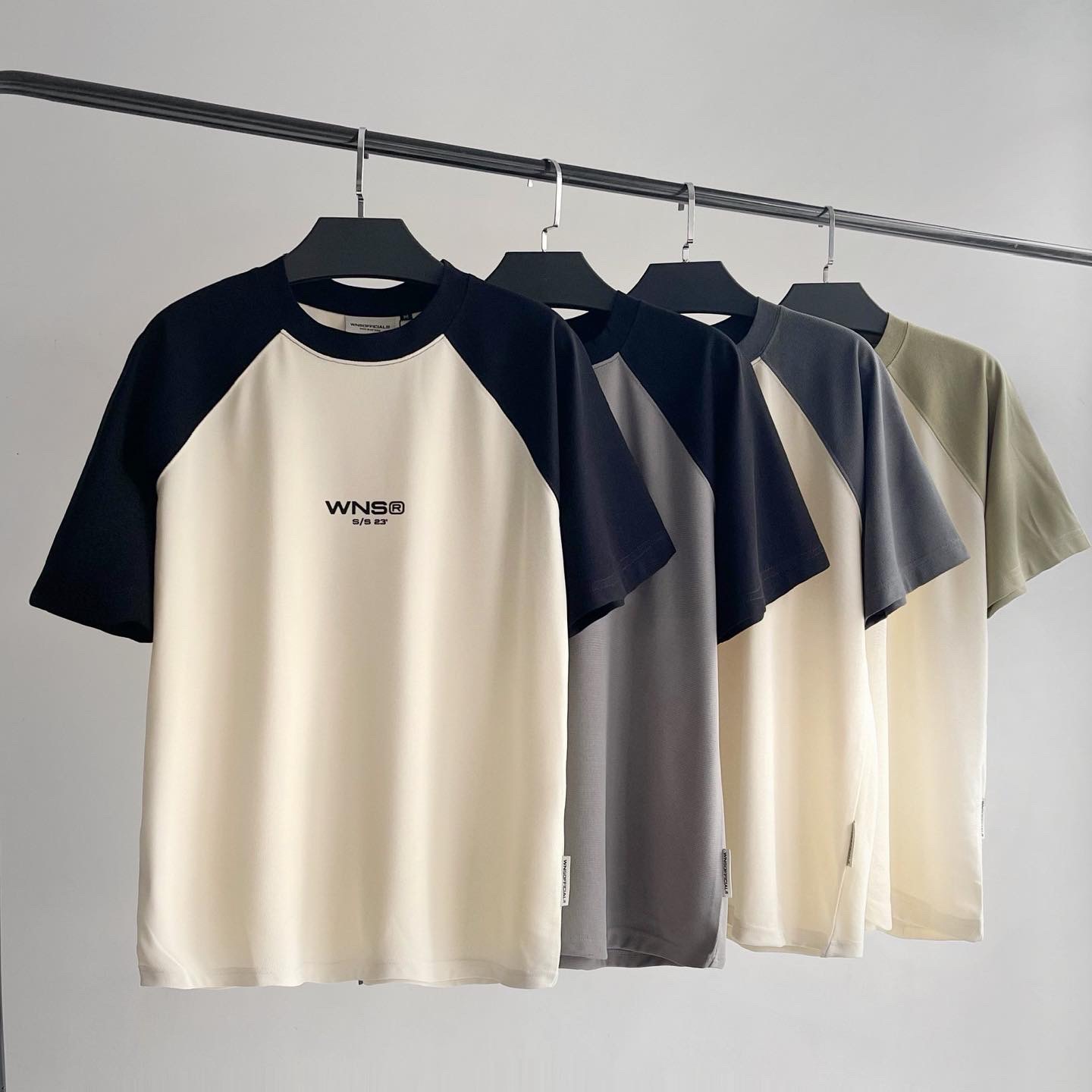 Wns raglan waffle - áo thun raglan tổ ong local brand wns chính hãng