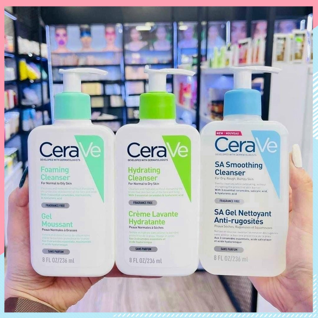 Sữa rửa mặt Cerave nội địa Pháp - Hana Shop