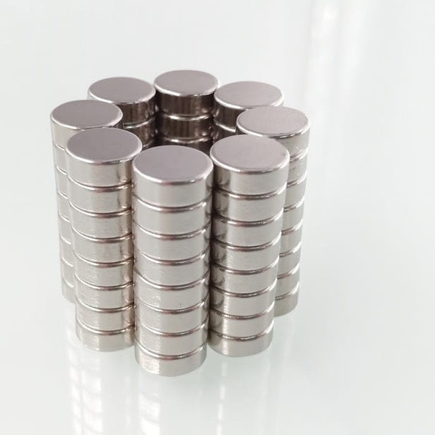 Nam châm tròn 8x5mm set 10v siêu hút tiện dụng
