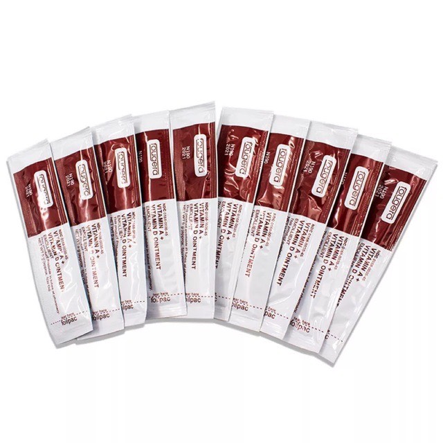 Dưỡng môi gói vitamin AD 100 gói