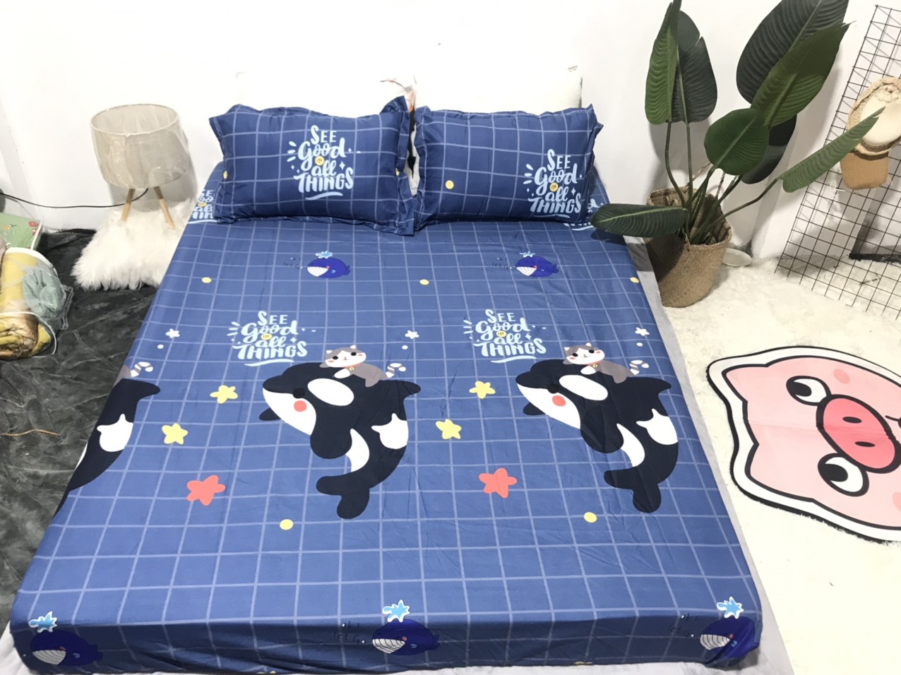 Bộ ga gối 3 món mã ch207