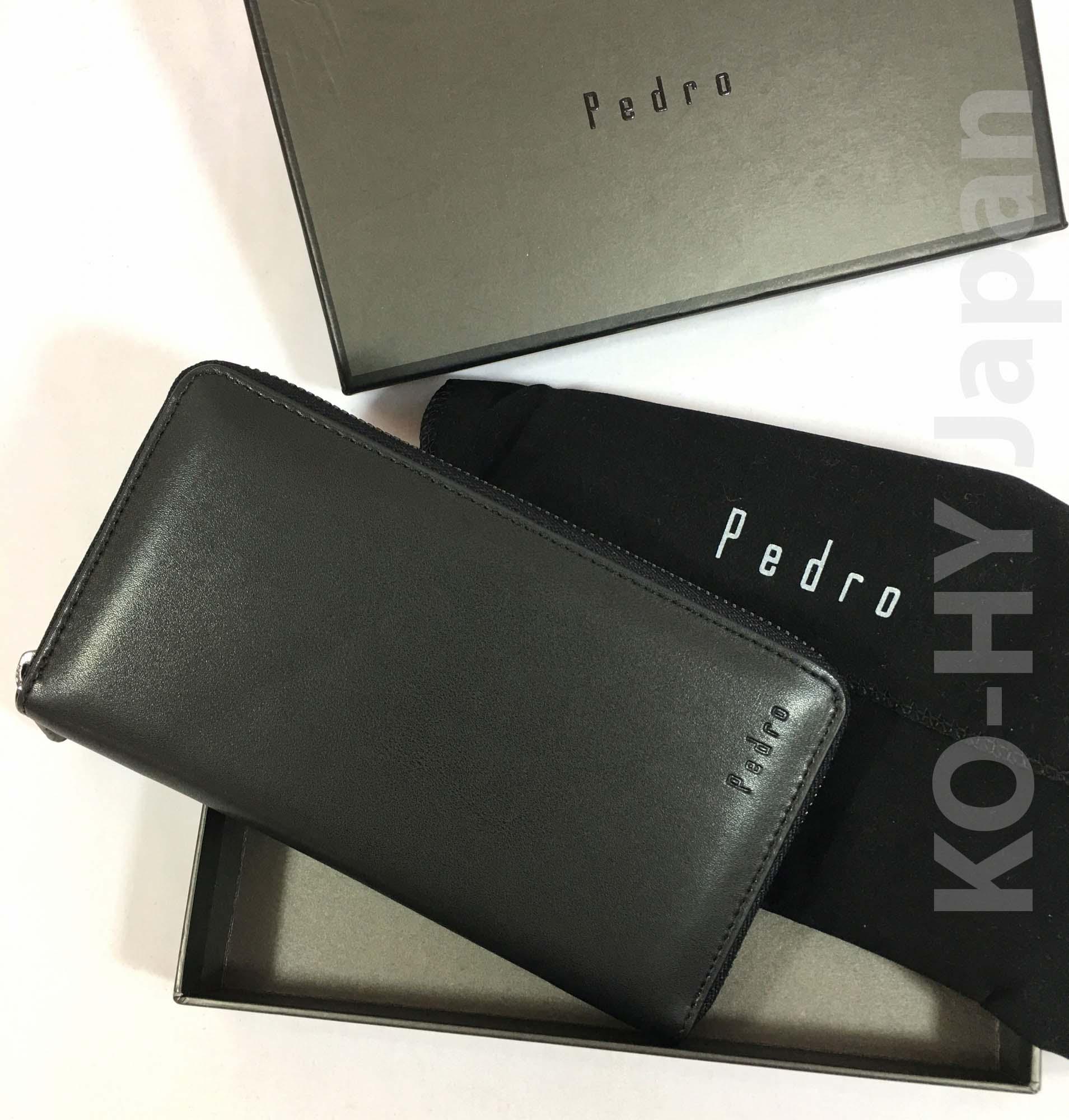 Ví thời trang nam Pedro Long wallet-black