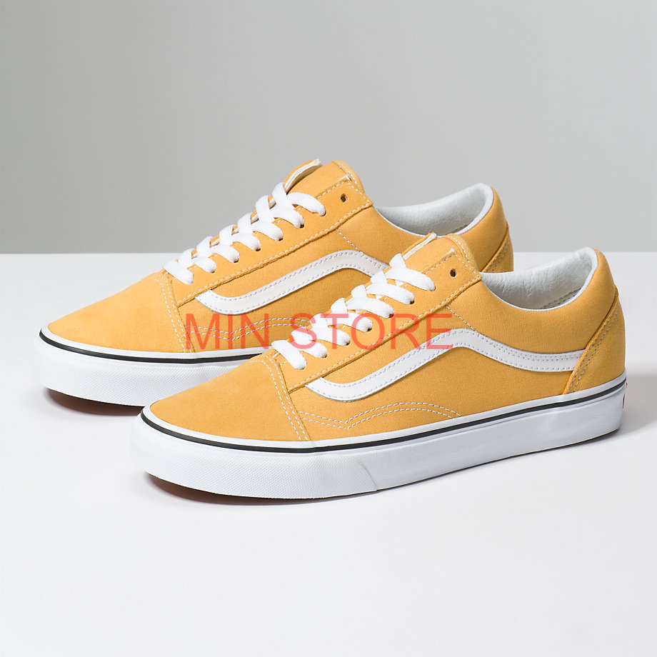 Giày Vans Old Skool Màu Vàng Trắng