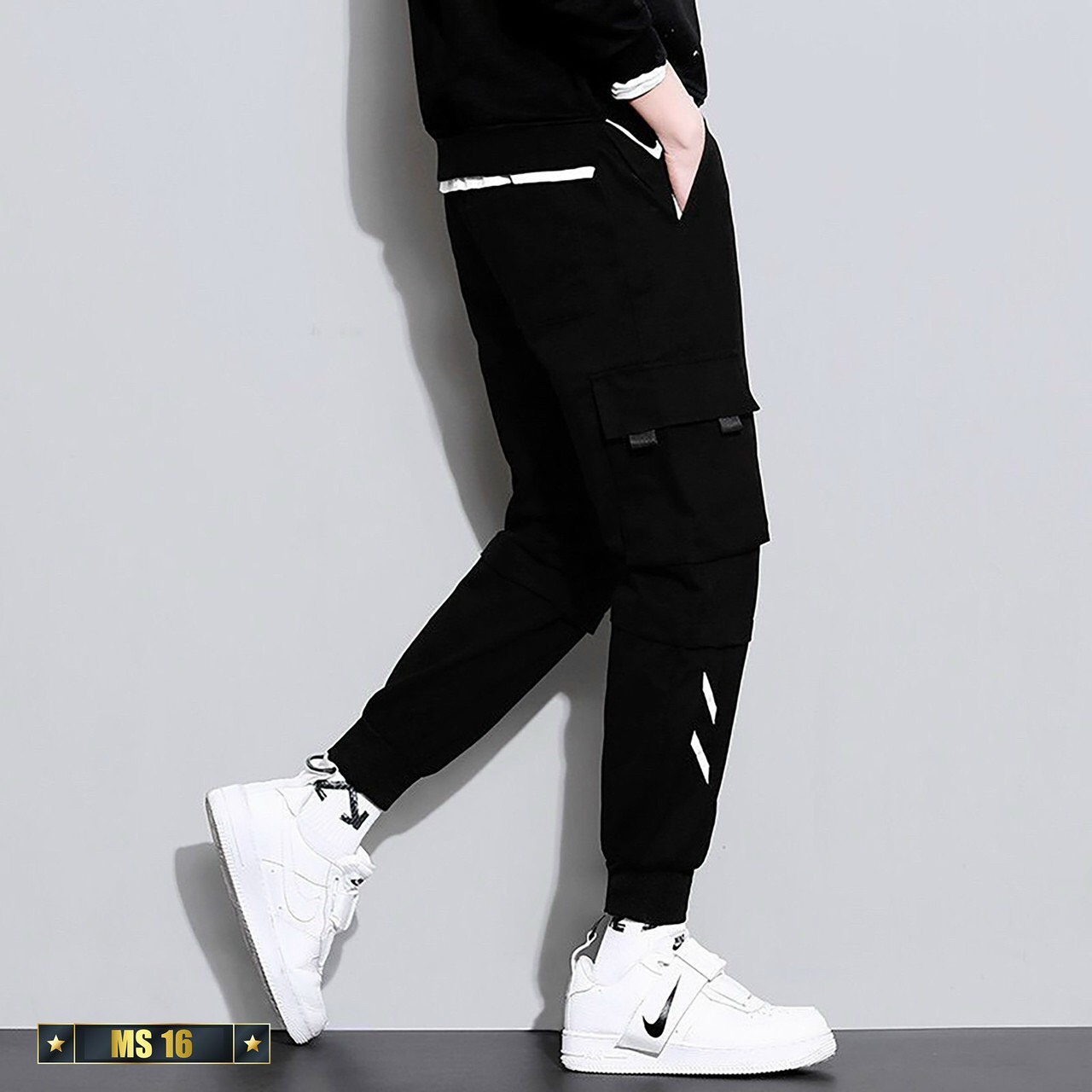 Quần Jogger Túi Hộp 4 Túi Phối 2 Túi Khóa Kéo Chất Kaki nam Cao Cấp Chất Siêu Co Giãn Thời Trang ZYRO FASHION JOGGER NAM JG03 2