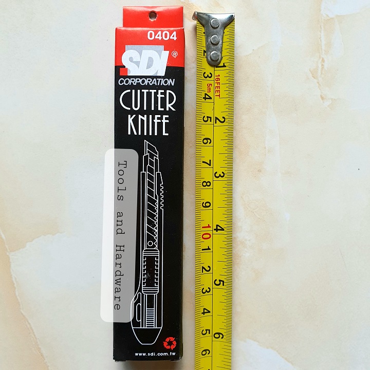 Combo Dao rọc giấy mini hãng SDI Việt Nam kèm 10 lưỡi lthay thế, lưỡi thép không rỉ, cực sắc bén phù hợp với vặn phòng, cắt decal (dao cắt decal)