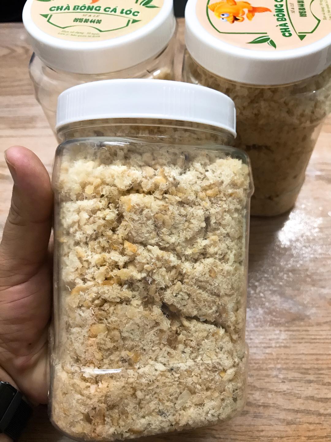 Chà bông cá lóc nhà làm_Hộp 500gr