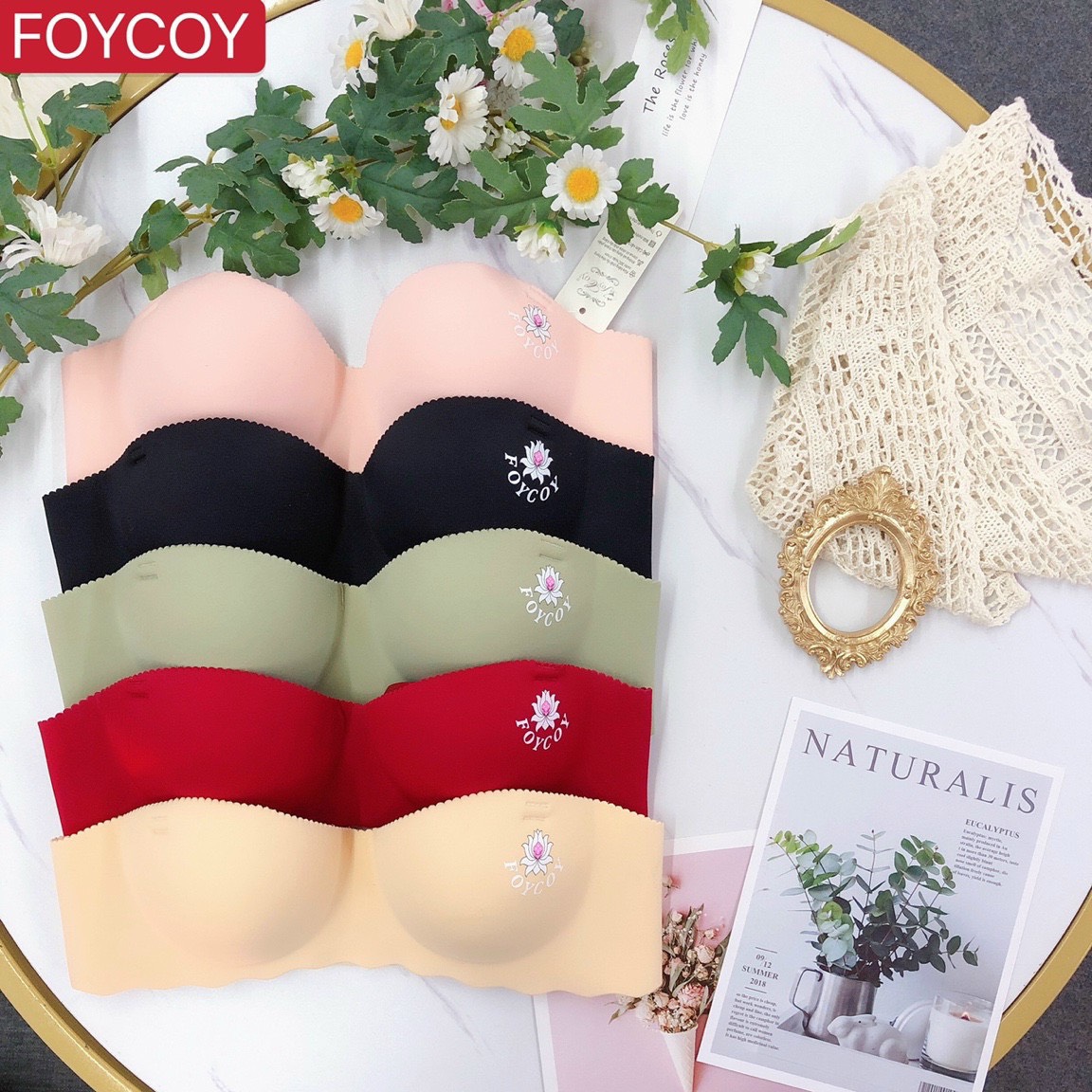 Áo Lót Su Foycoy Hoa Sen Cực Đẹp (Ảnh Thật) - Áo Lót Su