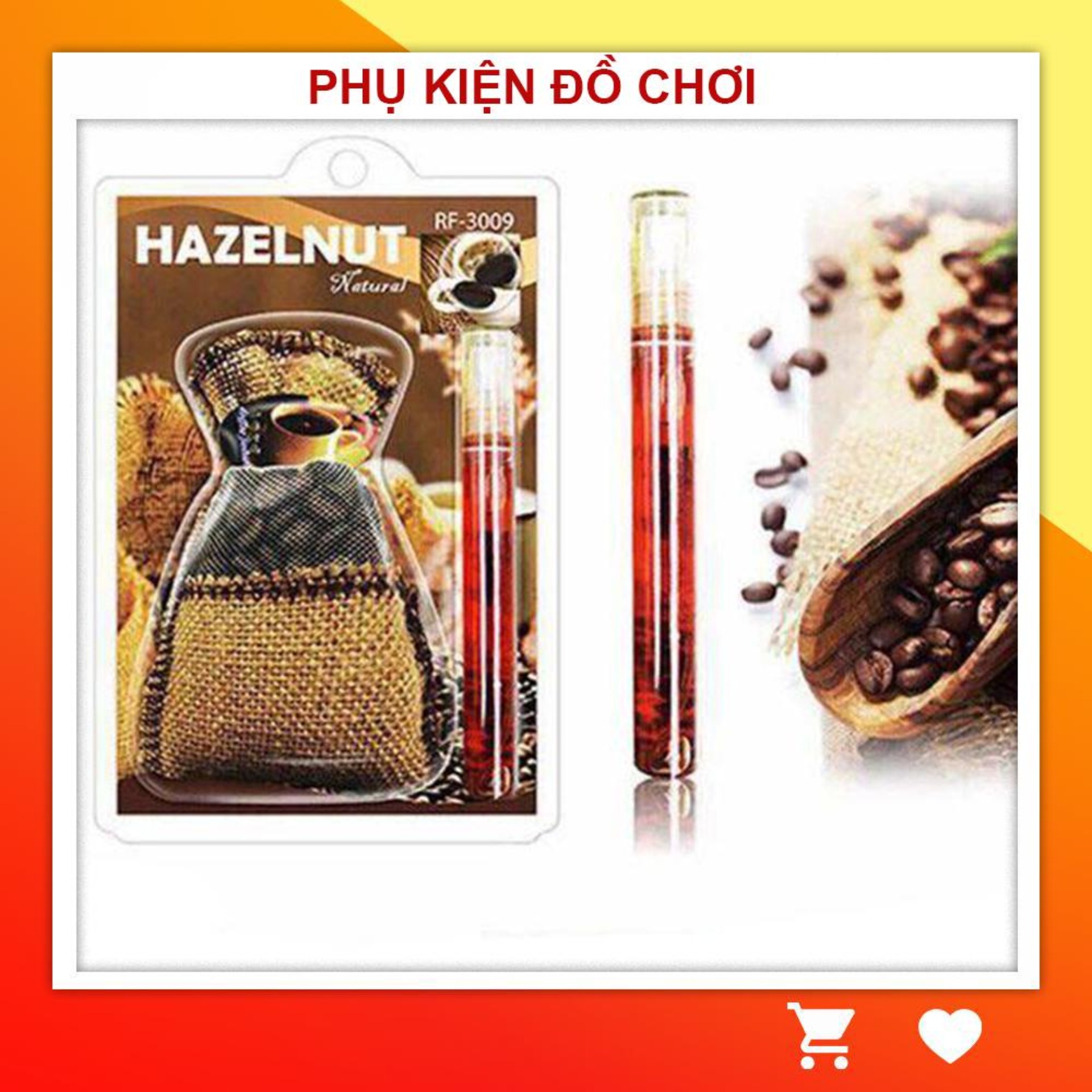 Túi thơm cà phê treo ô tô kèm tinh dầu