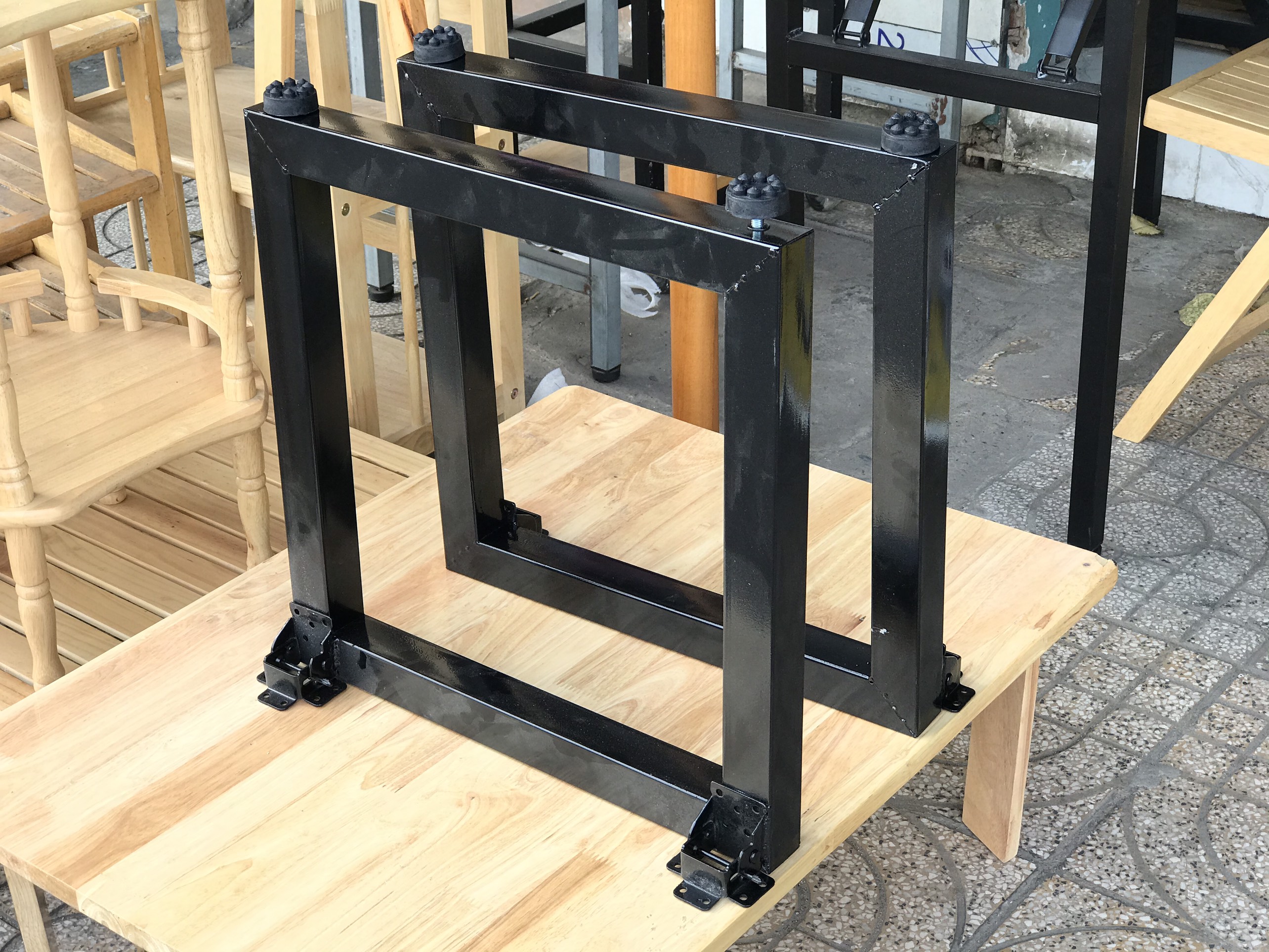 Chân bàn xếp gọn cao 45cm