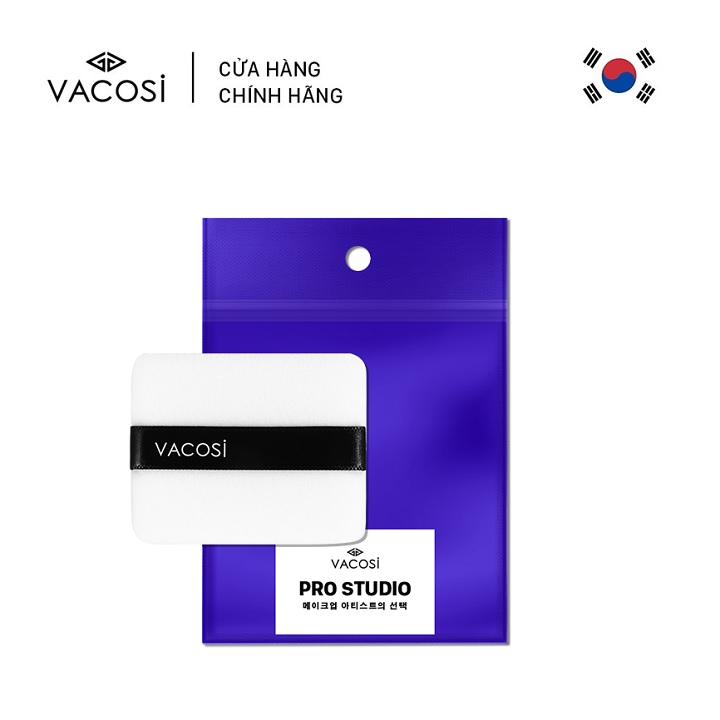 Mút phấn khô vuông vacosi pro studio pk01