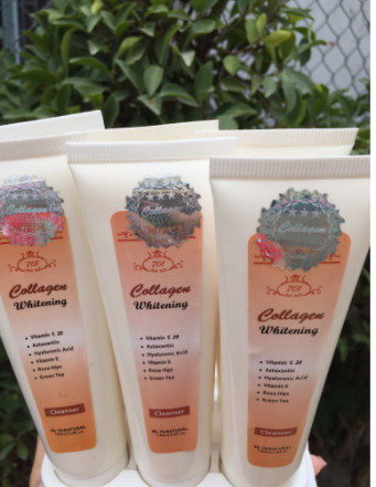 Sữa rửa mặt collagen whitening 701