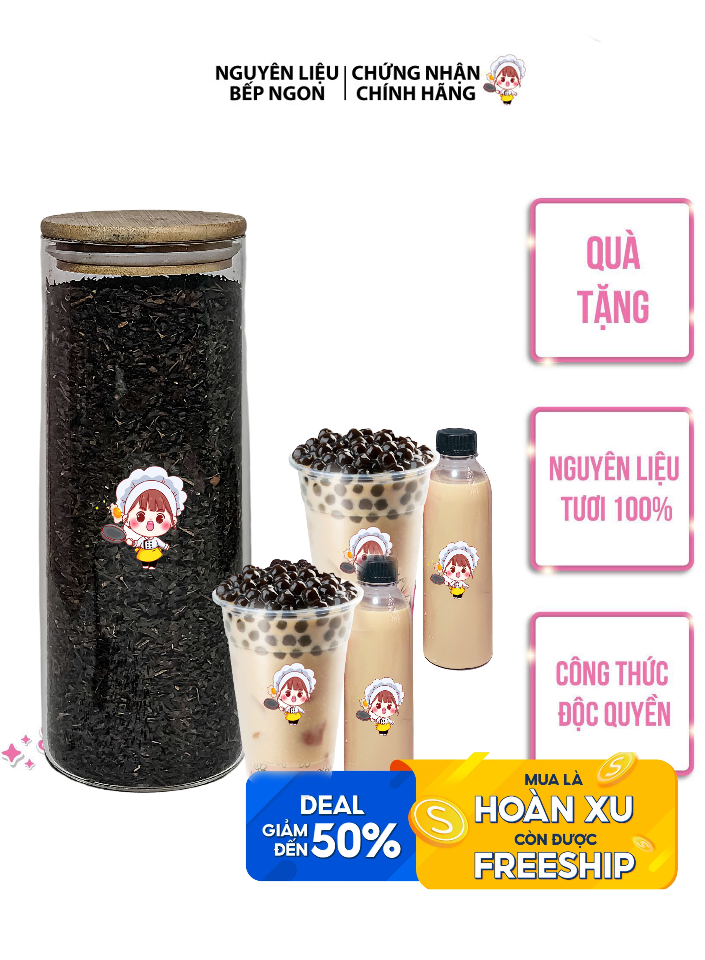 TRÀ ĐEN CAO CẤP HỒNG TRÀ THƯỢNG HẠNG - NGUYÊN LIỆU BẾP NGON