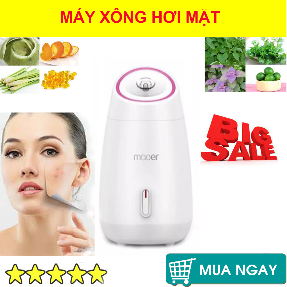 Máy Xông Hơi Mini, Máy Xông Hơi Mặt Spa, Máy Xông Hơi Da Mặt. Làm sạch sâu lỗ chân lông; điều tiết bã nhờn, giảm mụn. Giúp làm sạch da, da trắng mịn, đẹp tự nhiên.