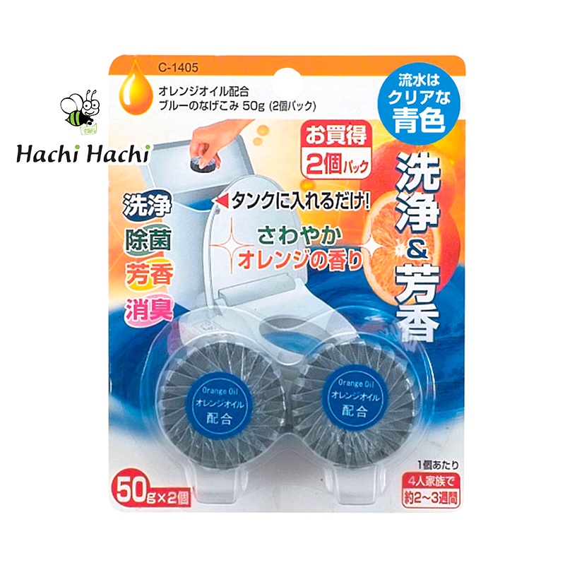 Viên tẩy rửa, khử mùi toilet 50g - Hachi Hachi Japan Shop
