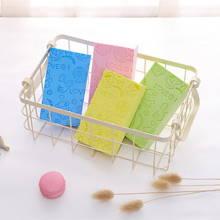 Mút tắm kì ghét tẩy da chết hàn quốc pororo