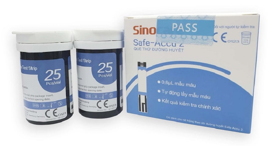 50 kim 50 que thử cho máy đo đường huyết sinocare accu2