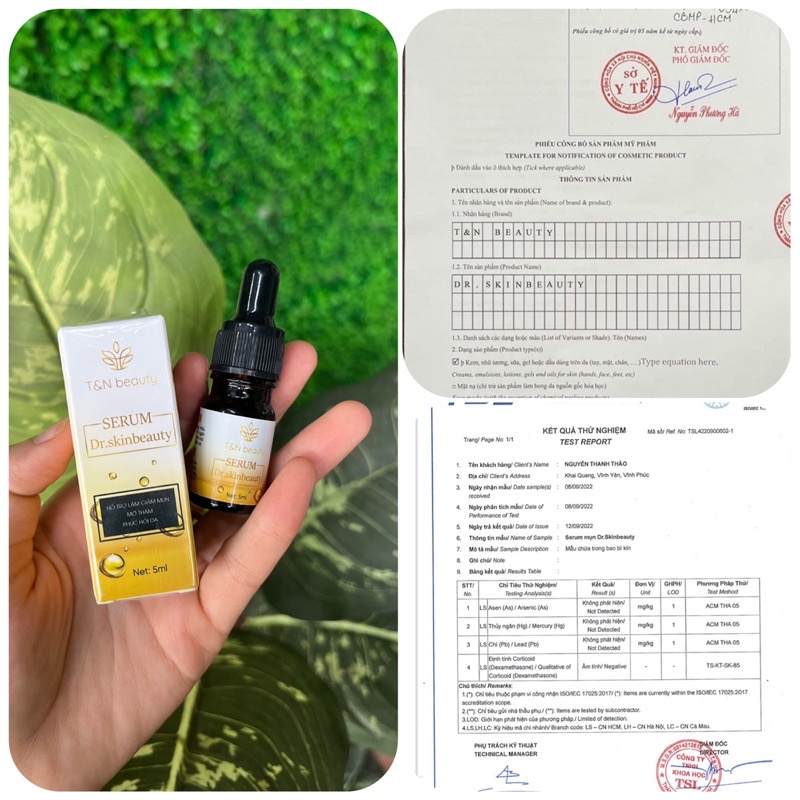 Serum mụn dr.skin beauty - serum xóa mụn mờ thâm se lỗ chân lông