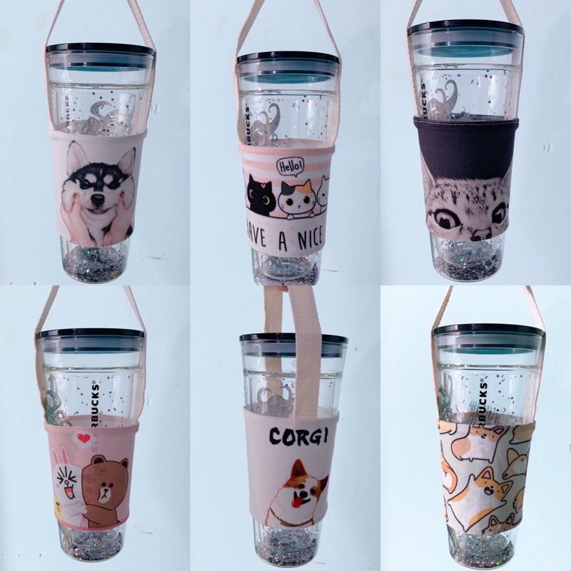 Túi vải canvas dựng ly giữ nhiệt