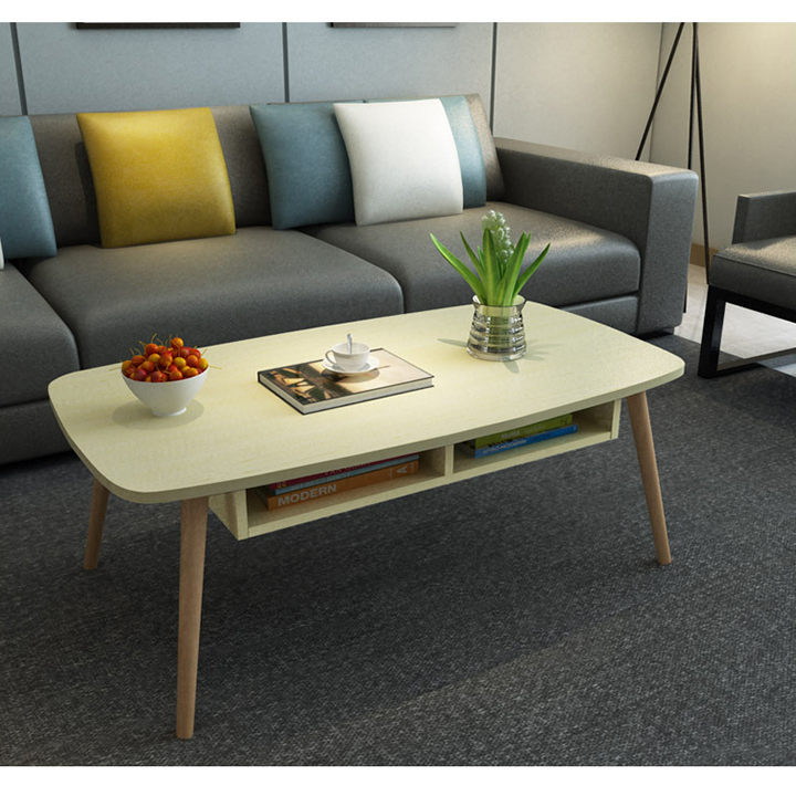 Bàn Trà Sofa gỗ cao cấp, Bàn gỗ chữ nhật chân thấp phù hợp làm bàn trà, bàn cafe, bàn ăn phong cách hiện đại