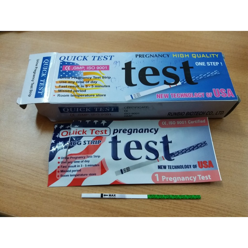 Que Thử Thai Quikc Test Chính Xác Và Đơn Giản