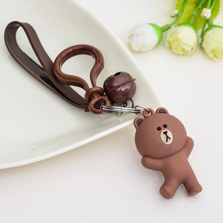 Móc khóa hình gấu nhảy mua cute