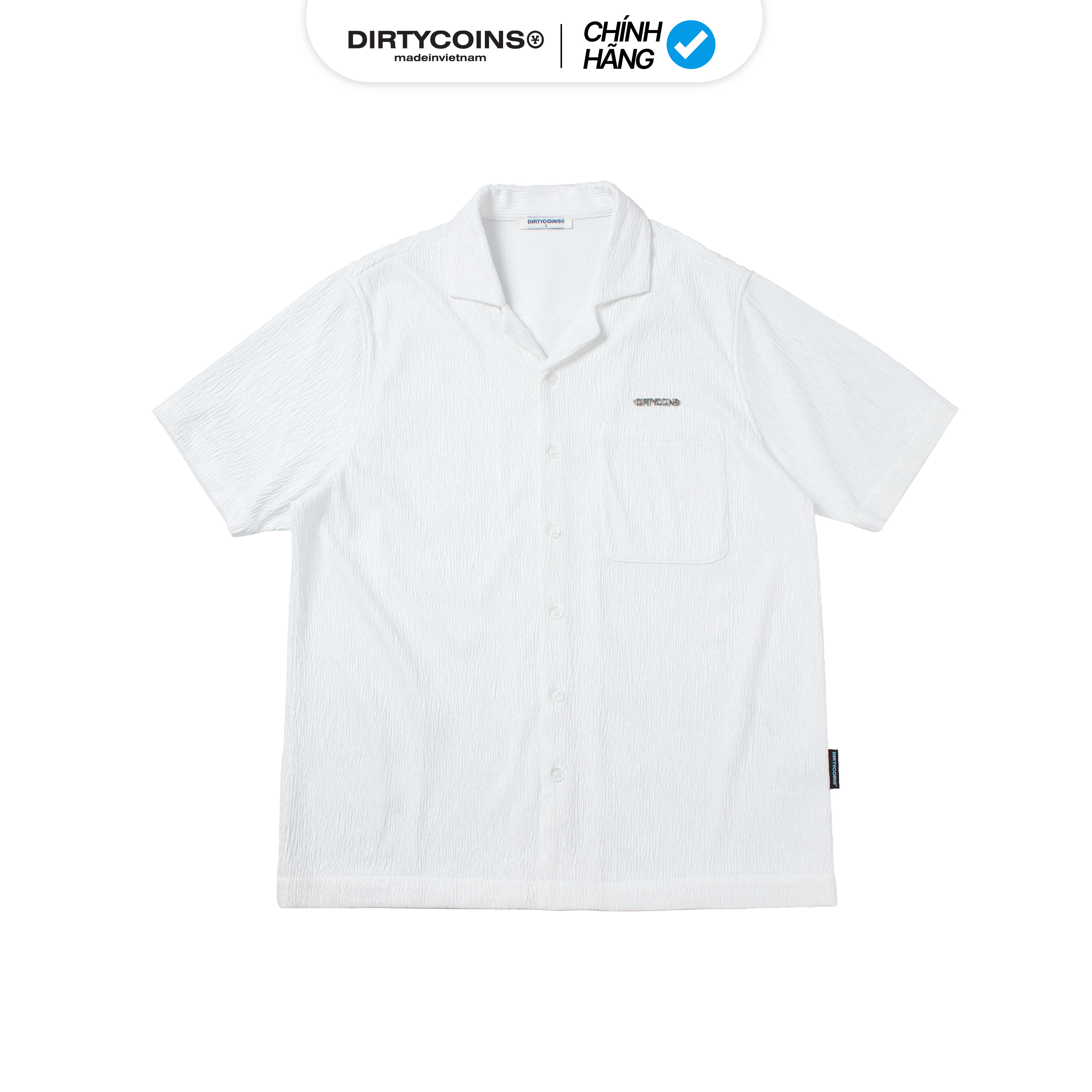 Áo Sơmi DirtyCoins Cuban Shirt - White