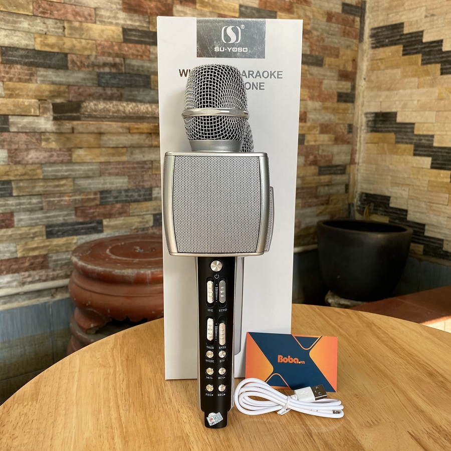 [hcmmic hát karaoke không dây chống hú hát âm cực hay,‎mic karaoke kèm loa bluetooth ko hú ko ồn mua ngay mic karaoke ys-92 bluetooth thế hệ mới