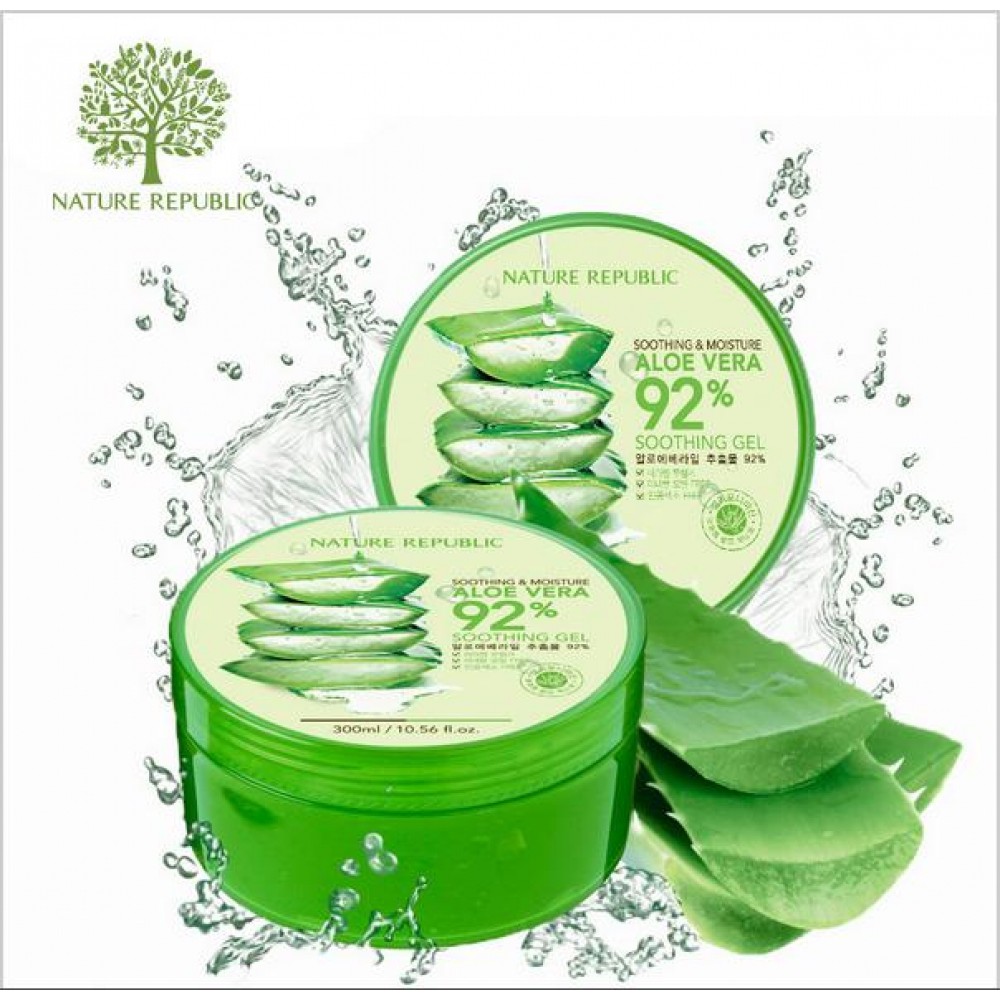 Gel lô hội dưỡng đa năng nature republic soothing & moisture aloe vera 92% soothing gel 300ml