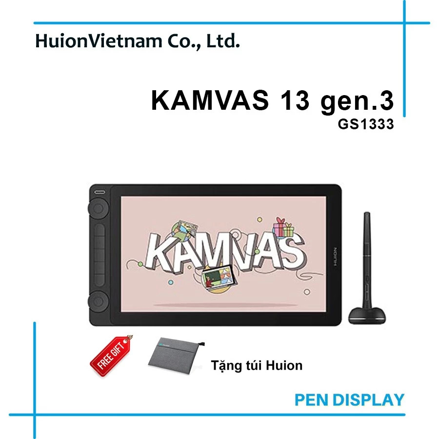 Bảng vẽ LCD Kamvas 13 gen.3