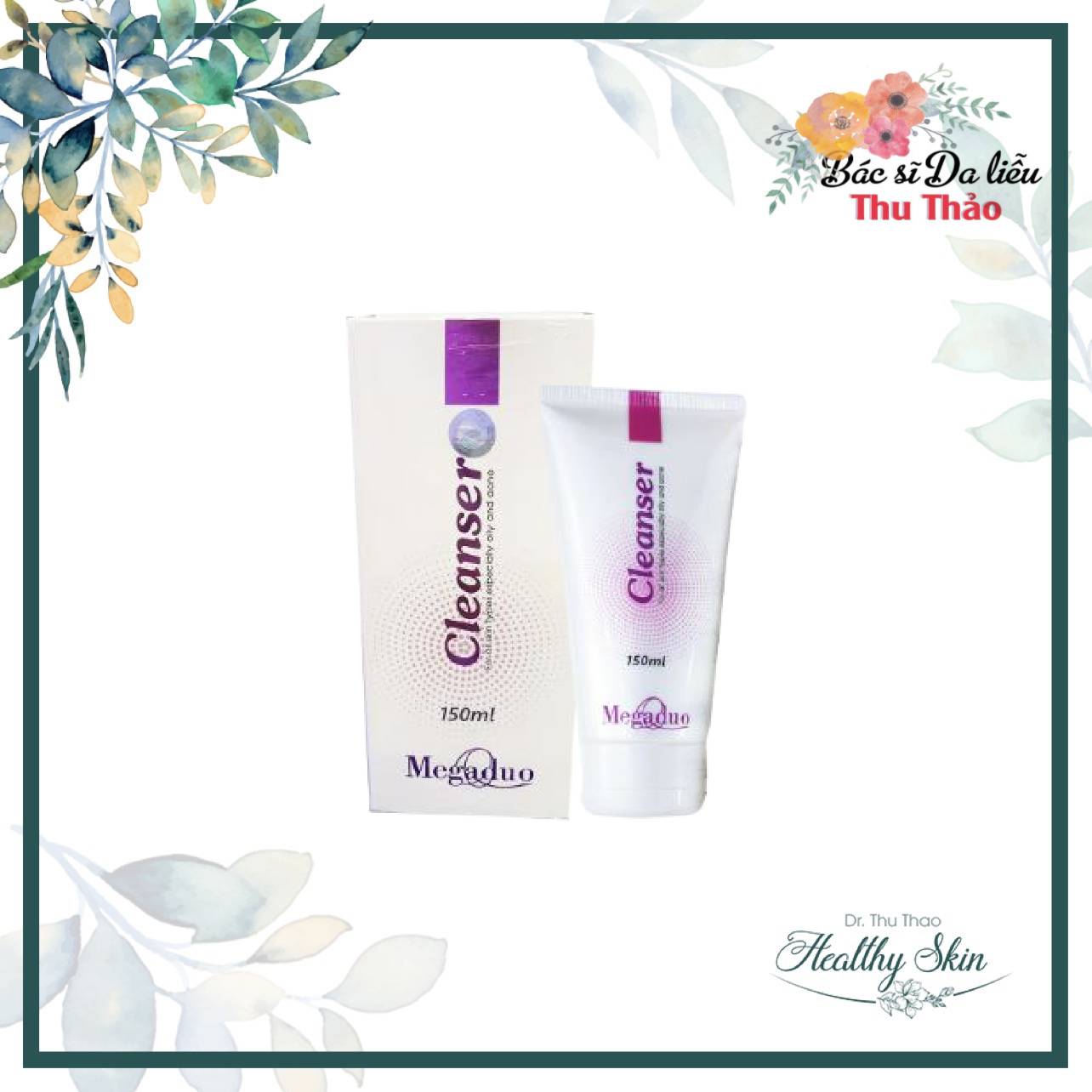 Sữa rửa mặt dành cho da mụn megaduo cleanser