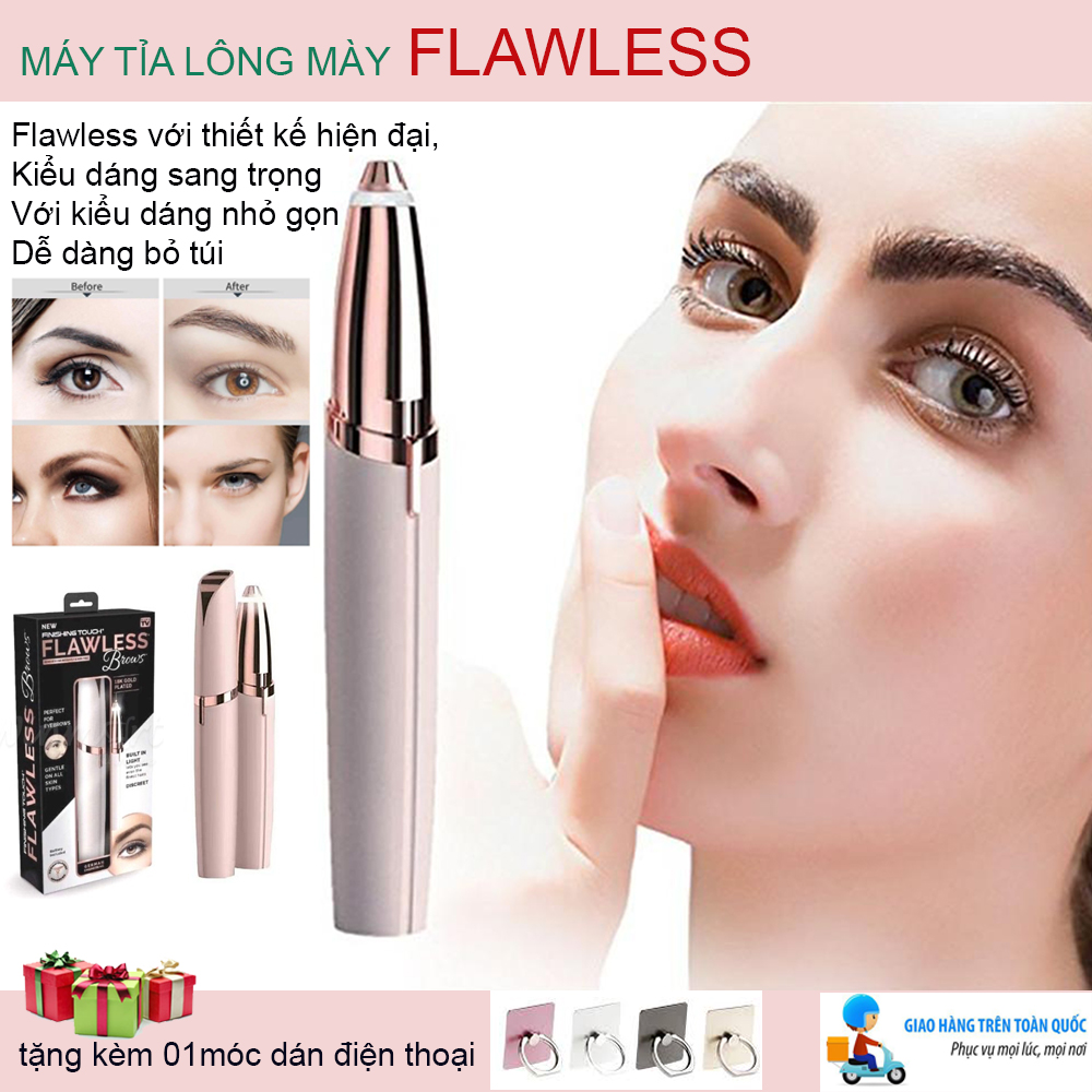 Máy Tỉa Lông Mày FlawlessBút Tỉa Lông Mày Chính HãngThiết Kế Hiện Đại - Nhỏ