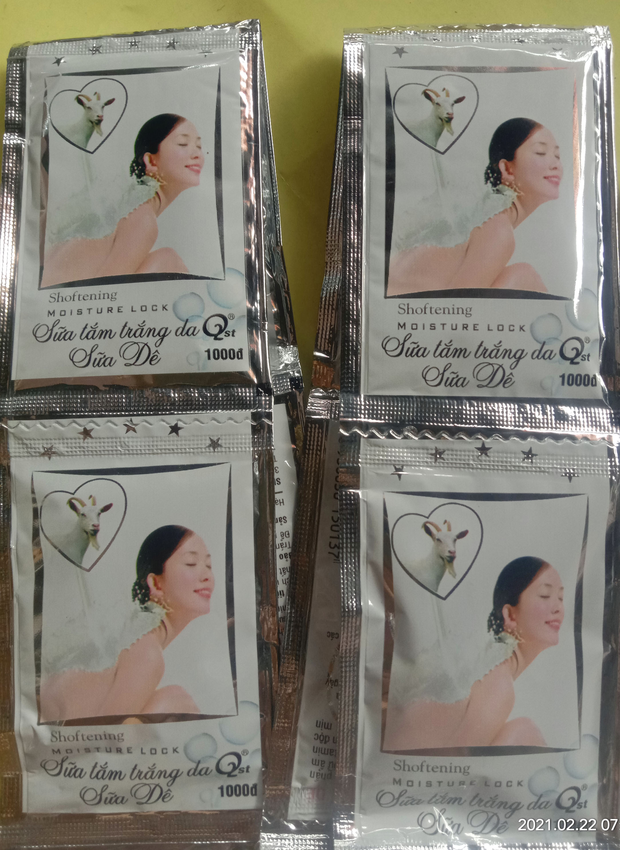 100 gói sữa tắm nhà nghỉ khách sạn